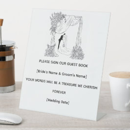 Sinal de Recepção de Casamento Personalizado