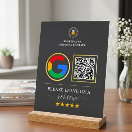 Sinal de revisão comercial - Código QR personaliza