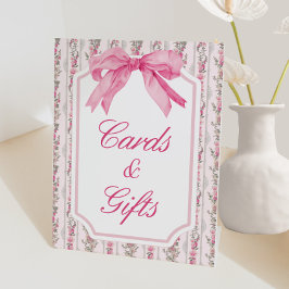 Sinal de Ricos e presentes com Shack de Amor Rosa