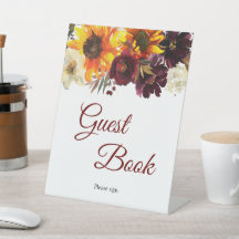 Sinal de Tabletop de outono