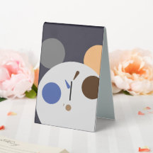 Sinal de tenda de mesa