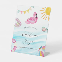 Sinal de Texto Personalizado de Aniversário de Fes