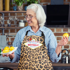 Sinal de Vegas Impressão Leopardo Personalizada