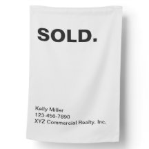 Sinal de VENDA de Marketing de Realtor Personaliza