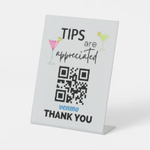 Sinal de Venmo para Barman