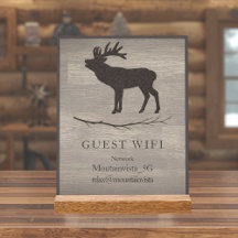 Sinal de WiFi Personalizado para Cabines e Aluguéi