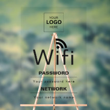 Sinal de WiFi Personalizado para Negócios com Seu 
