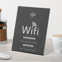 Sinal de WiFi Personalizado para Negócios com Seu