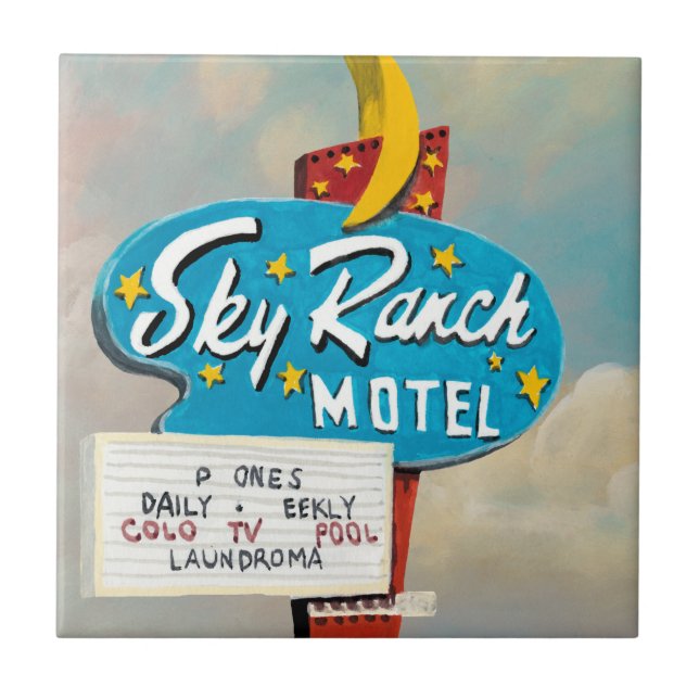 Sinal do Motel Sky Ranch (Frente)