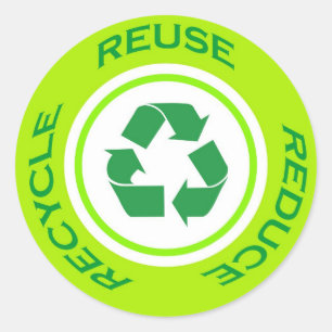 Sinal do reciclar - etiqueta