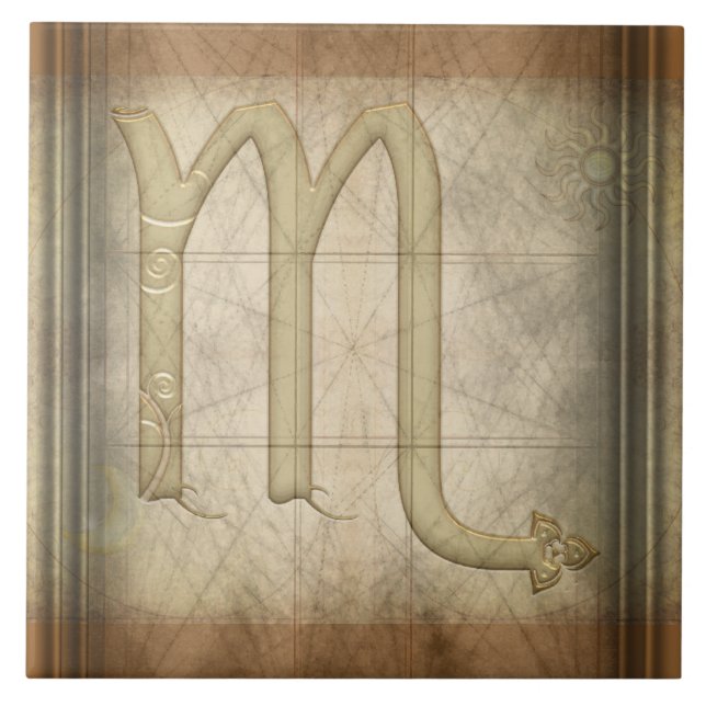 Sinal do zodíaco da Escorpião (Frente)