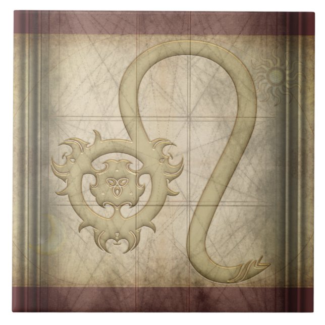 Sinal do zodíaco de Leo (Frente)