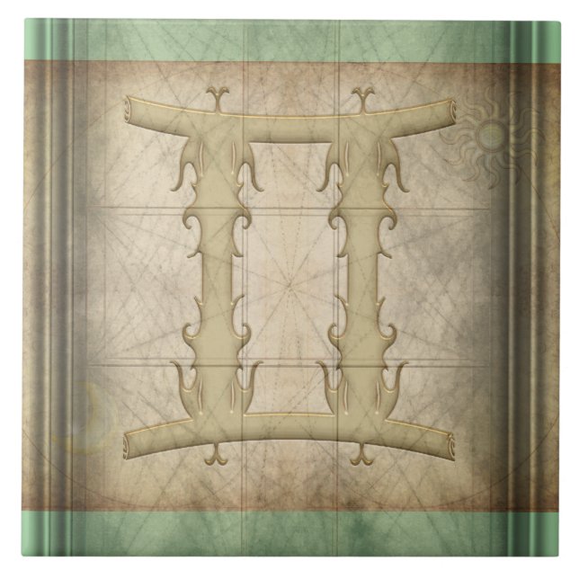 Sinal do zodíaco dos Gêmeos (Frente)