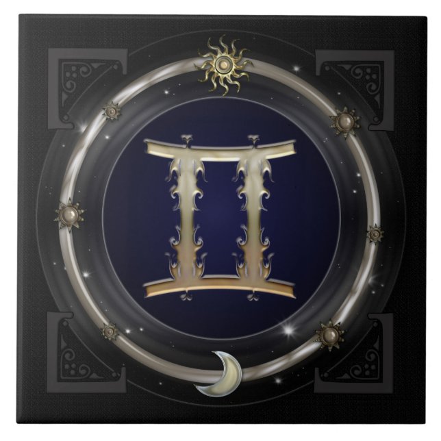 Sinal do zodíaco dos Gêmeos (Frente)