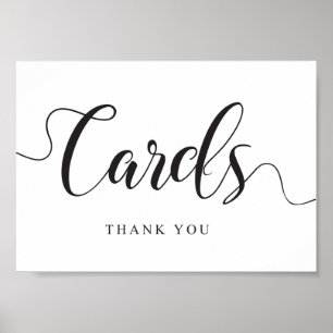 Sinal dos cartões de casamento. Poster da caixa d