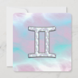 Sinal Gemini Zodiac da Mãe do Estilo Pérola