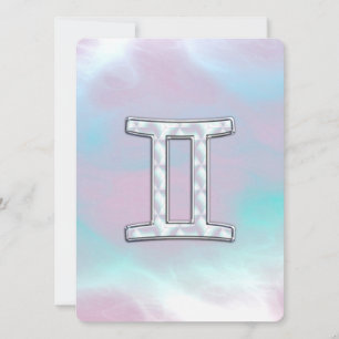 Sinal Gemini Zodiac da Mãe do Estilo Pérola