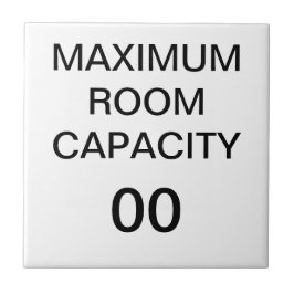 Sinal máximo da capacidade da sala