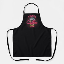 Sinal Neon Personalizado Loja de Café Estilo Nome
