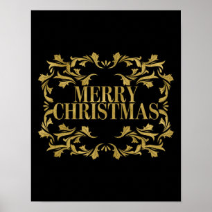 Sinal ornamentado elegante do poster do Feliz
