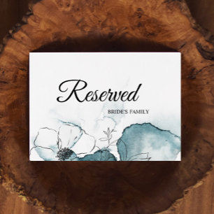 Sinal Reservado de Casamento de Sketch de Coluna T