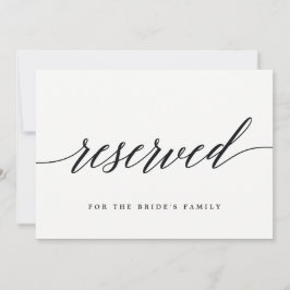 Sinal Reservado - Letra Moderna