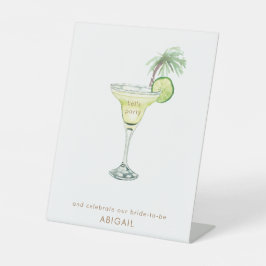 Sinal Tropical Personalizada de Cocktail Margarita