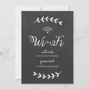Sinal Wi-Fi temático do quadro