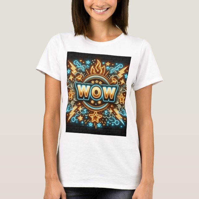 Sinal Wow! Camiseta  (Frente)
