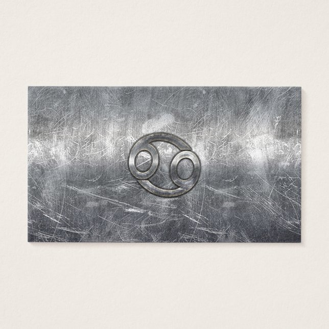 Sinal Zodiac cancer no Estilo Industrial (Frente)