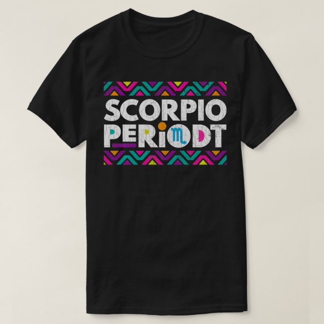 Sinal Zodíaco Sinal Funny Scorpio Periodt Pullover (Frente do Design)