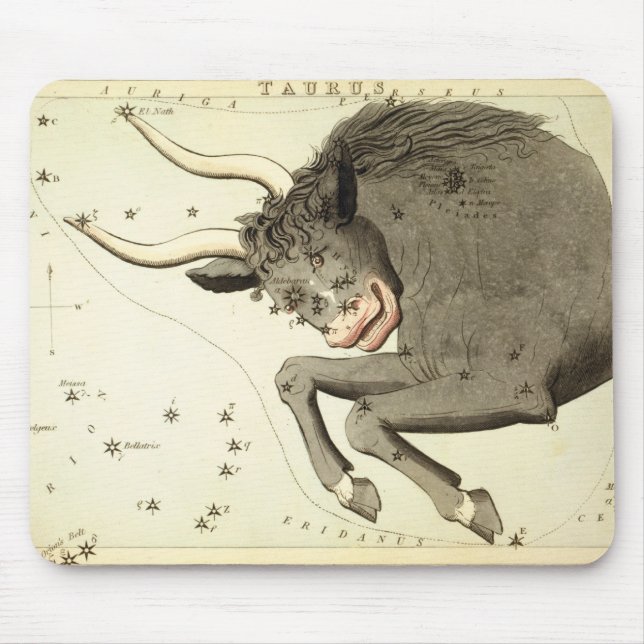 Sinal Zodíaco: Taurus mousepad (Frente)