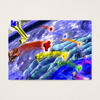 Sinalização de cartão de visita terrestre