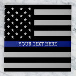Sinalizador Americano Thin Blue Line Personalizado<br><div class="desc">Designs de Sinalizador Americano Thin Blue Line Personalizados para Patriot.</div>