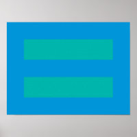 Sinalizador anti-discriminação Poster 16"x12"