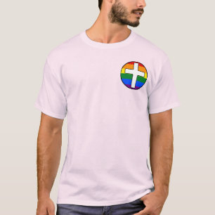 Sinalizador Arco-Íris com Cruz   Camisas leves   M