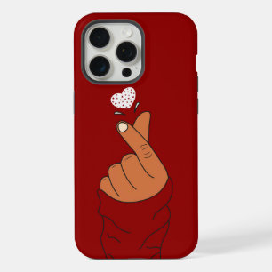 Sinalizador Coreano Vermelho com Amor Coração Sina