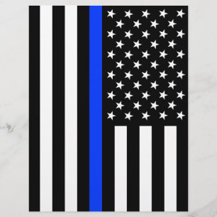 Sinalizador da Polícia de Linha Azul-Fino