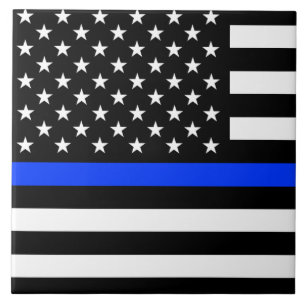 Sinalizador da Polícia de Linha Azul-Fino