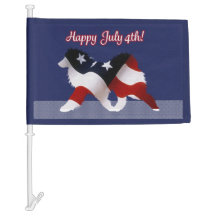 Sinalizador de 4 de julho do Carro Personalizado: 