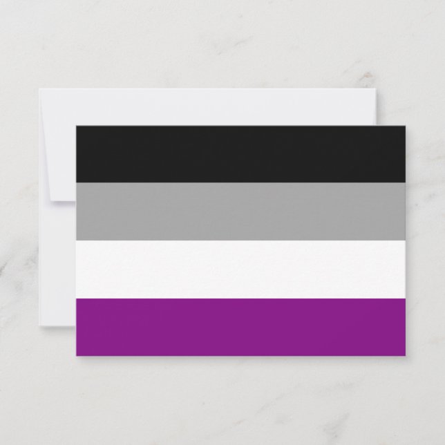 Sinalizador de Orgulho Asexual (Frente)