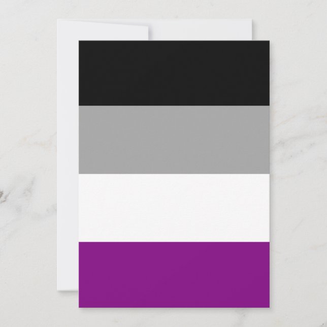 Sinalizador de Orgulho Asexual LGBTQ (Frente)