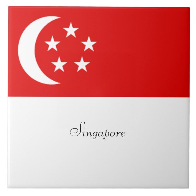 Sinalizador de Singapura (Frente)