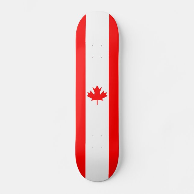 Sinalizador do Canadá - skateboard (Frente)