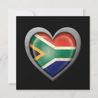 Sinalizador do coração sul-africano com efeito met