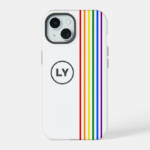 Sinalizador do gay Rainbow Stripes Iniciais Person