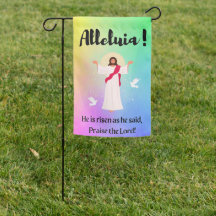 Sinalizador do Jardim de Páscoa do Cristo ressusci