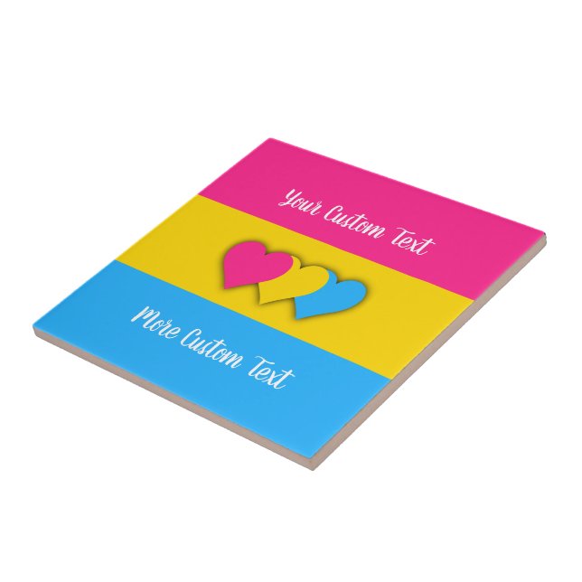 Sinalizador do orgulho de transexualidade com text (Lateral)