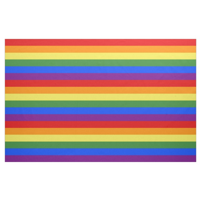 Sinalizador do Orgulho LGBT - Tecido das faixas do (Fat Quarter)