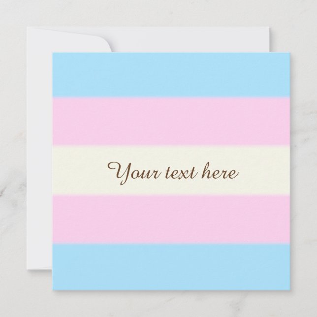 Sinalizador do Orgulho Transgênero de Queda (Frente)